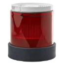 Lens Unit Illuminated Steady Light 250V Red
