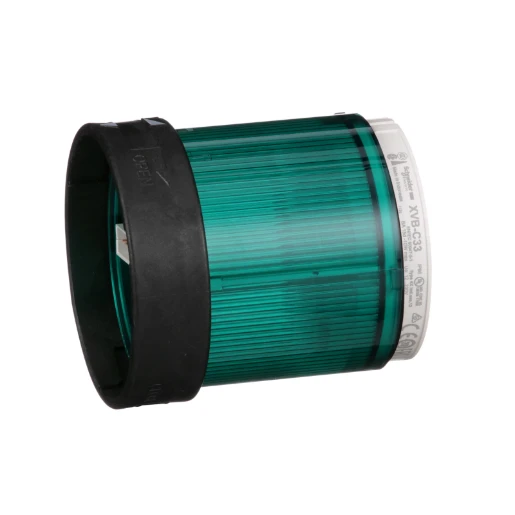 Lens Unit Illuminated Steady Light 250V Green