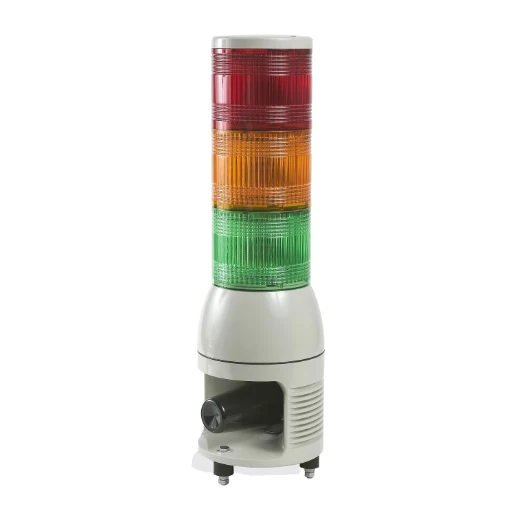 Tower light 100mm 24 V siren, steady/flashing LED, green/orange/red