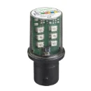 Green LED Ba15D 120V AC