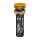 Pilot Light12 IP40/IP65 Yellow Covered LED Included 24V Lugs