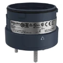Harmony 3 Pin Fixing Unit Direct Mounting 60mm Black