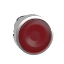 Red Flush Illuminated Pushbutton Head 22 Push-Push for Integral LED