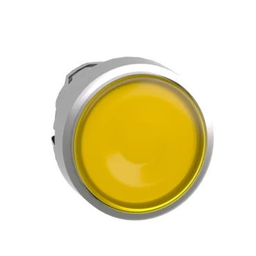 Yellow Il. LED Push Button Flush
