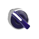 Blue Illuminated Selector Switch Head 22 2-Position Stay Put