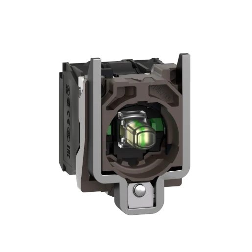 White Light Block with Body/Fixing Collar with Integral LED 24V 2No