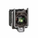 White Light Block with Body/Fixing Collar with Integral LED 110-120V 1No+1NC