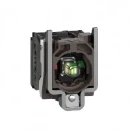 White Light Block with Body/Fixing Collar with Integral LED 110-120V 1No+1NC