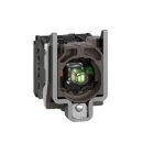 White Light Block with Body/Fixing Collar with Integral LED 110-120V 1No+1NC