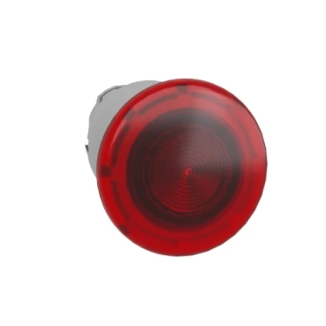 Head For Latching Push-Pull Red Integral LED Illuminated P/B