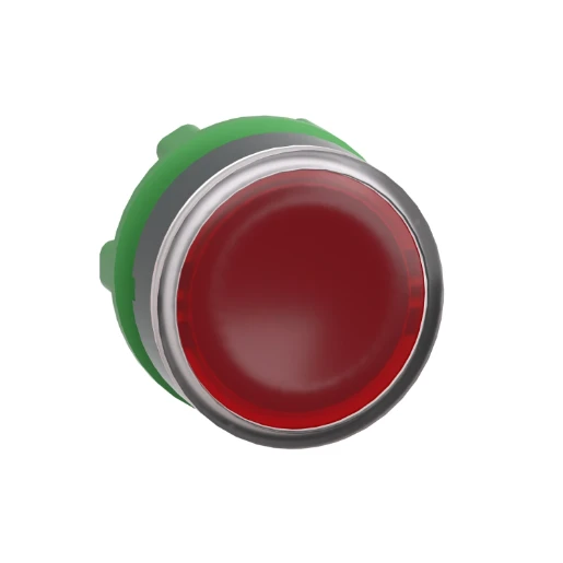 Illum. Pushbutton Head for Protected LED XB5 Flush Red