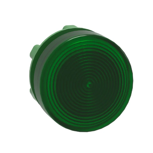 Harmony XB5 Green Pilot Light Head 22mm Grooved Lens for Integral LED