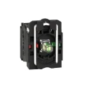 White Light Block with Body/Fixing Collar with Integral LED 24V 1No+1NC