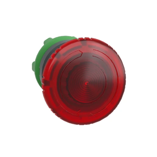 Harmony XB5 Red 40mm Illuminated Mushroom Pushbutton Head 22mm Latching for Integral LED