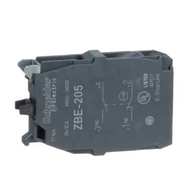 Contact Block Harmony Style 4 or 5. XB4/XB5 600V 1NO/1NC