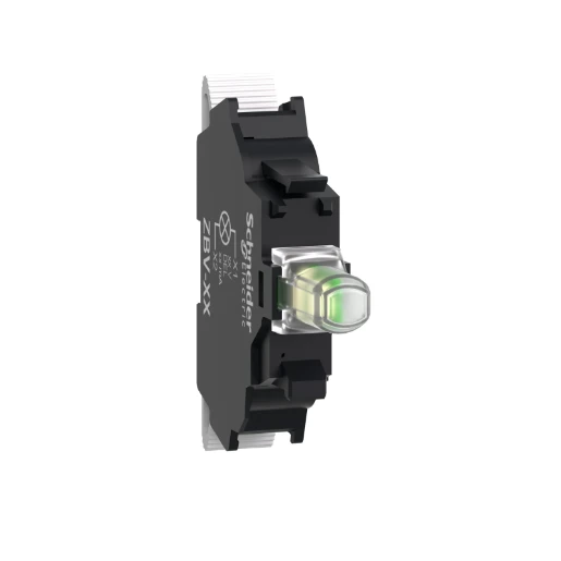 Harmony XB4 White Light Block for Head 22mm Integral LED 24V Spring Clamp Terminals