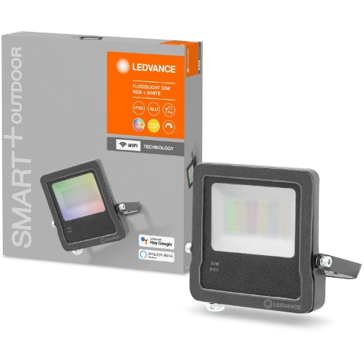 Floodlight Smart+Wifi LED RGBW IP65 30W 2190Lm 209X168X30mm