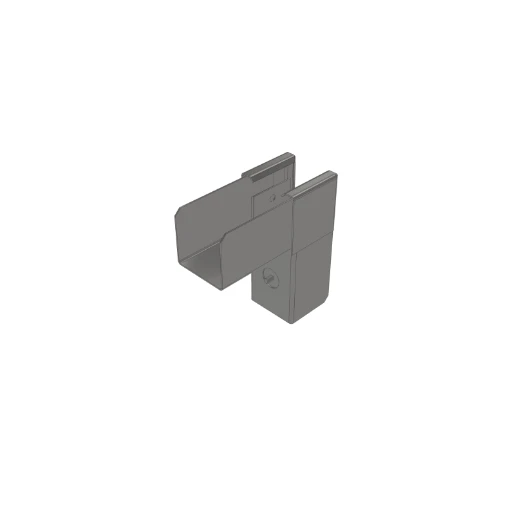 Lighting Trunking External Lid Bend 90Deg 50X50mm Pregalv