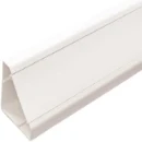 100x100Mm White Pvc-Bench Trunking 3 Metre