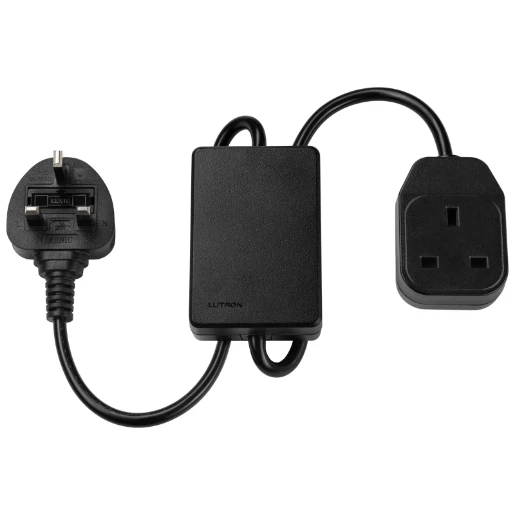 Black Controller Ra2 Plug-In Dimmer