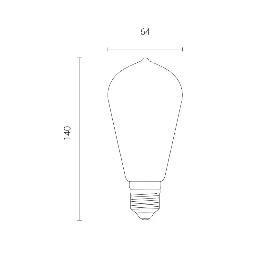 Smart St64 Filament Smoky E27