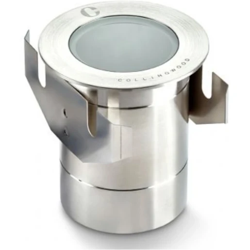 Groundlight Low Glare Baffle 2700K 3W Stainless Steel 34° Beam