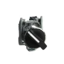 Black Selector Switch 22 2-Position Stay Put 1NO 600V