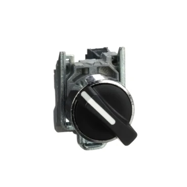 Black Selector Switch 22 2-Position Stay Put 1NO 600V