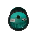Lens Unit Illuminated Steady Light 250V Green