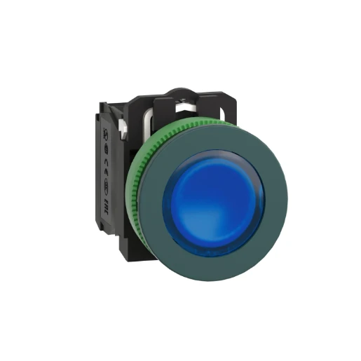 FLSH BLUE IPB LED 120 1NO1NC SCR