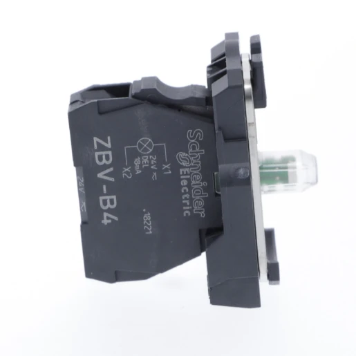 Red Light Block with Body/Fixing Collar Integral LED 110-120V