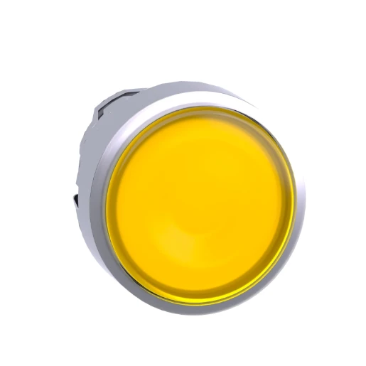 Yellow Il. LED Push Button Flush