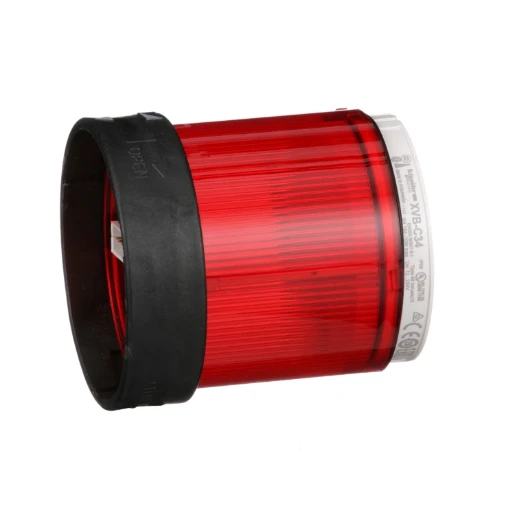Lens Unit Illuminated Steady Light 250V Red