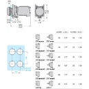 White complete pilot light Ø22 plain lens with integral LED 400V