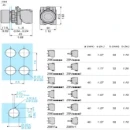 Pushbutton Flush Blu 1No Clear Sil Boot