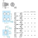 Green Illuminated Selector Switch Head 22 2-Position Stay Put