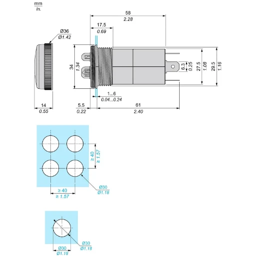 Tele 3 Ph Volt Indicator