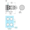 Harmony XB5 Bezel Annunciator 24VAC/DC 5mA 85dB