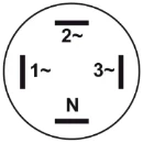 Tele 3 Ph Volt Indicator