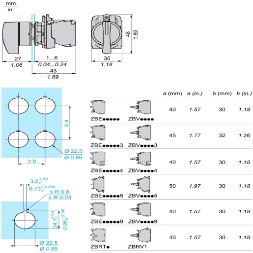 Selsw3Pos Std/Hdle2Nosprgretl&Rtc
