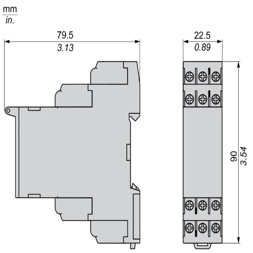 Control Relay 3 Phase 2 Changeover 208-480V