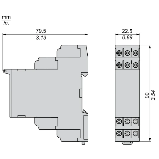 Control Relay 3 Phase 2 Changeover 208-480V