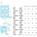 Knurled pushbutton head Ø22 push-turn release without cap