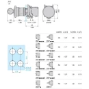 Red 40 Emergency Stop Switching Off22 Latching Key Release 1NC+1No