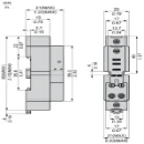 Socket RPZ, mixed contact, 16A, 250 V, screw clamp