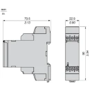 Multifunction Timer Relay, 24VDC/24..240 V AC, 2 C/O