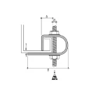 Beam Clamp T4 x 12mm For Threaded Rod [Pack=25]
