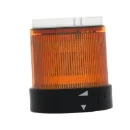 Lens Unit Illuminated Integral LED 24V Orng