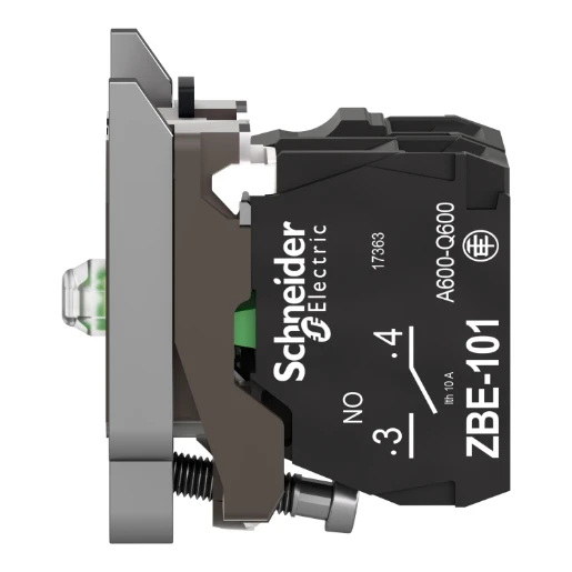 White light block with body/fixing collar with integral LED 230...240V