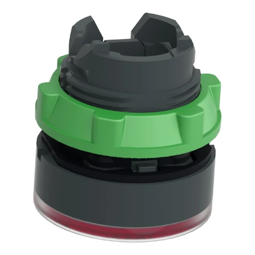 Illum. Pushbutton Head for Protected LED XB5 Flush Red